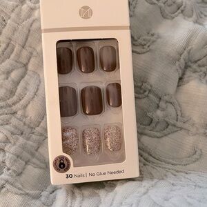 NWT press on manicure nails by imPress. Dark taupe plum color.